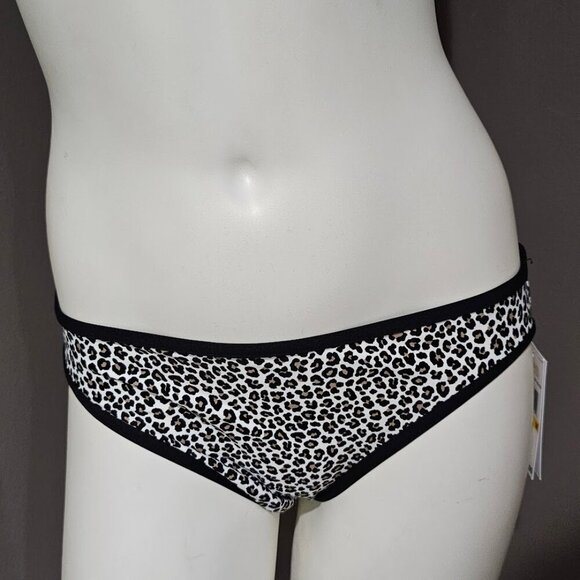 Michael Kors Leopard Printed Classic Bikini Swim Bottom - Picture 2 of 9